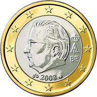 Image of Belgium 1 euro coin