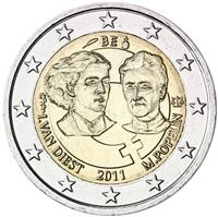 Image of Belgium 2 euros commemorative coin