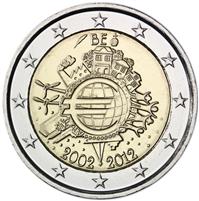 Image of Belgium 2 euros commemorative coin