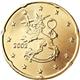 Photo of Finland 20 cents The heraldic lion of Finland