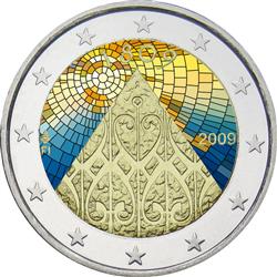 Obverse of Finland 2 euros 2009 - 200th Anniversary of Finnish Autonomy