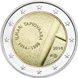Obverse of Finland 2 euros 2014 - Ilmari Tapiovaara