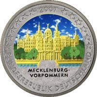 Image of Germany 2 euros colored euro