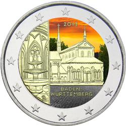 Obverse of Germany 2 euros 2013 - Maulbronn Abbey in Baden-Wurttemberg