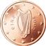 National side of Ireland 1 cent coin