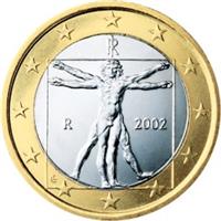 Image of Italy 1 euro coin