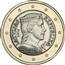 Image of Latvia 1 euro coin