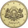 National side of Latvia 50 cents coin