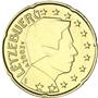 National side of Luxembourg 20 cents coin