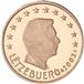 National side of Luxembourg 2 cents coin