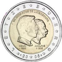 Image of Luxembourg 2 euros commemorative coin