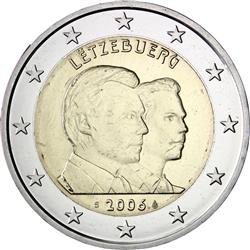 Obverse of Luxembourg 2 euros 2006 - Hereditary Grand Duke Guillaume