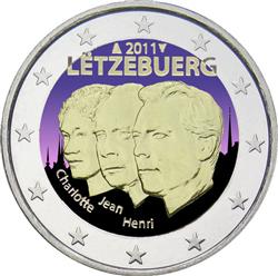 Obverse of Luxembourg 2 euros 2011 - Jean de Luxembourg