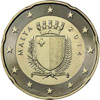 Image of Malta 20 cents coin