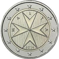 Image of Malta 2 euros coin