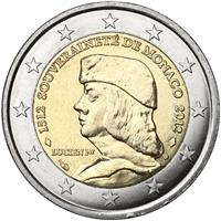 Image of Monaco 2 euros commemorative coin