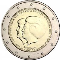 Image of Netherlands 2 euros commemorative coin