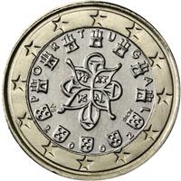 Image of Portugal 1 euro coin
