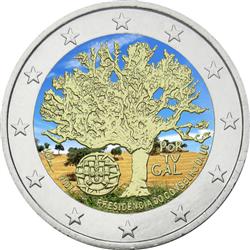 Obverse of Portugal 2 euros 2007 - Portuguese Presidency of the EU Council