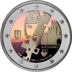 Obverse of Portugal 2 euros 2012 - Guimaraes, European Capital of Culture 2012