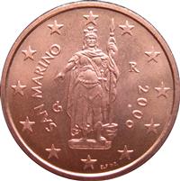 Image of San Marino 2 cents coin