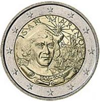 Image of San Marino 2 euros commemorative coin