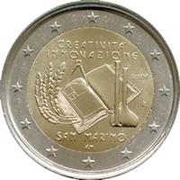 Image of San Marino 2 euros commemorative coin