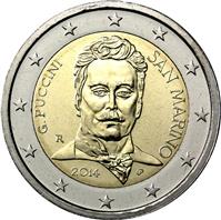 Image of San Marino 2 euros commemorative coin