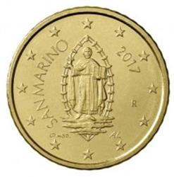 Obverse of San Marino 50 cents 2018 - Portrait of San Marino