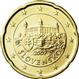 Photo of Slovakia 20 cents Bratislava Castle