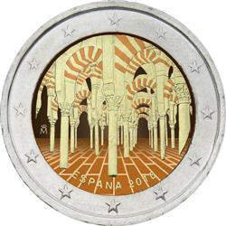 Obverse of Spain 2 euros 2010 - Historic Centre of Cordoba