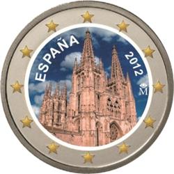 Obverse of Spain 2 euros 2012 - Burgos Cathedral