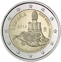 Image of Spain 2 euros commemorative coin