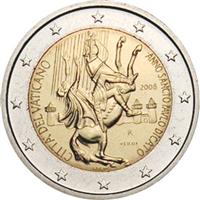 Image of Vatican 2 euros commemorative coin
