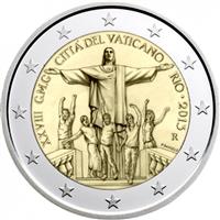 Image of Vatican 2 euros commemorative coin