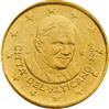 National side of Vatican 50 cents coin
