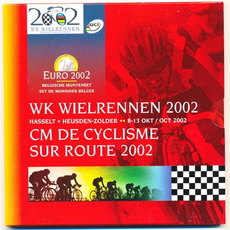 Obverse of Belgium Official Blister 2002