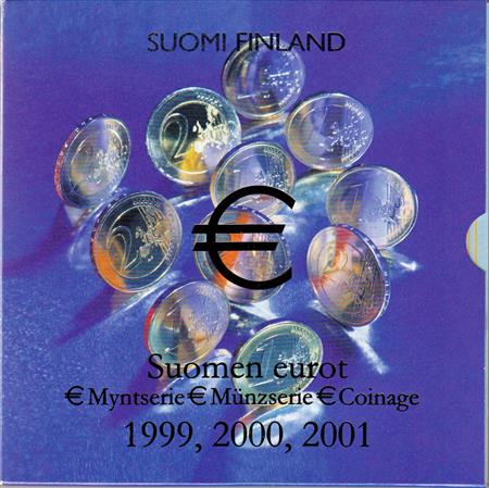 Obverse of Finland Official Triple Set 2001