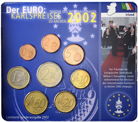Obverse of Ireland Annual Blister 2002