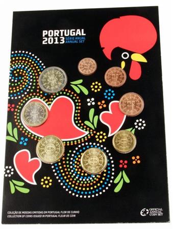 Obverse of Portugal Official Blister - FDC 2013