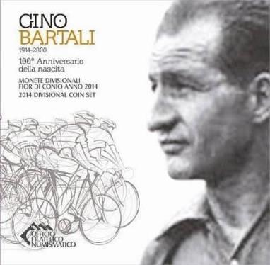 Obverse of San Marino Gino Bartali 2014