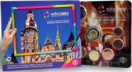 Obverse of Slovakia Official Blister - Kosice 2013