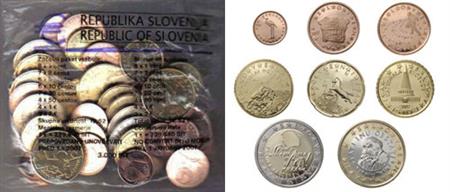 Obverse of Slovenia Starter Kit 2007