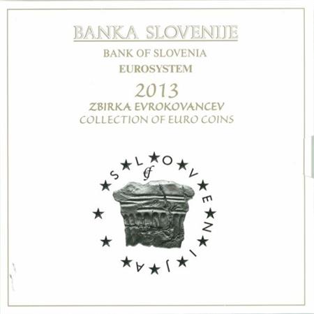 Obverse of Slovenia Official Blister - Postojna Cave 2013