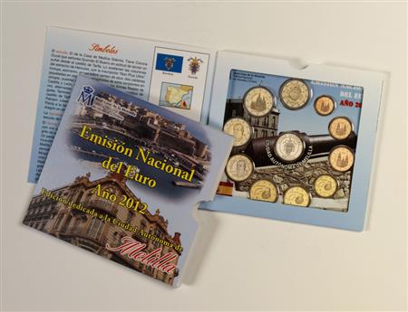 Obverse of Spain Official Blister - Melilla 2012