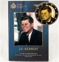 San Marino 2 euros 2013 - John Fitzgerald Kennedy Coin Card