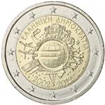 Obverse of Greek 2 euros coin