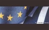 EU and Greek Flags wallpaper