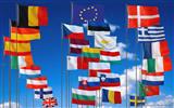 The European flags