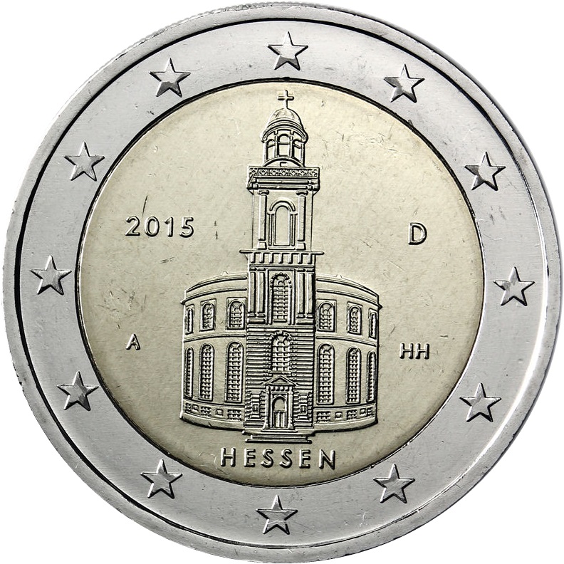 Germany 2 Euro 2015 Paulskirche In Frankfurt A Berlin Eur27277